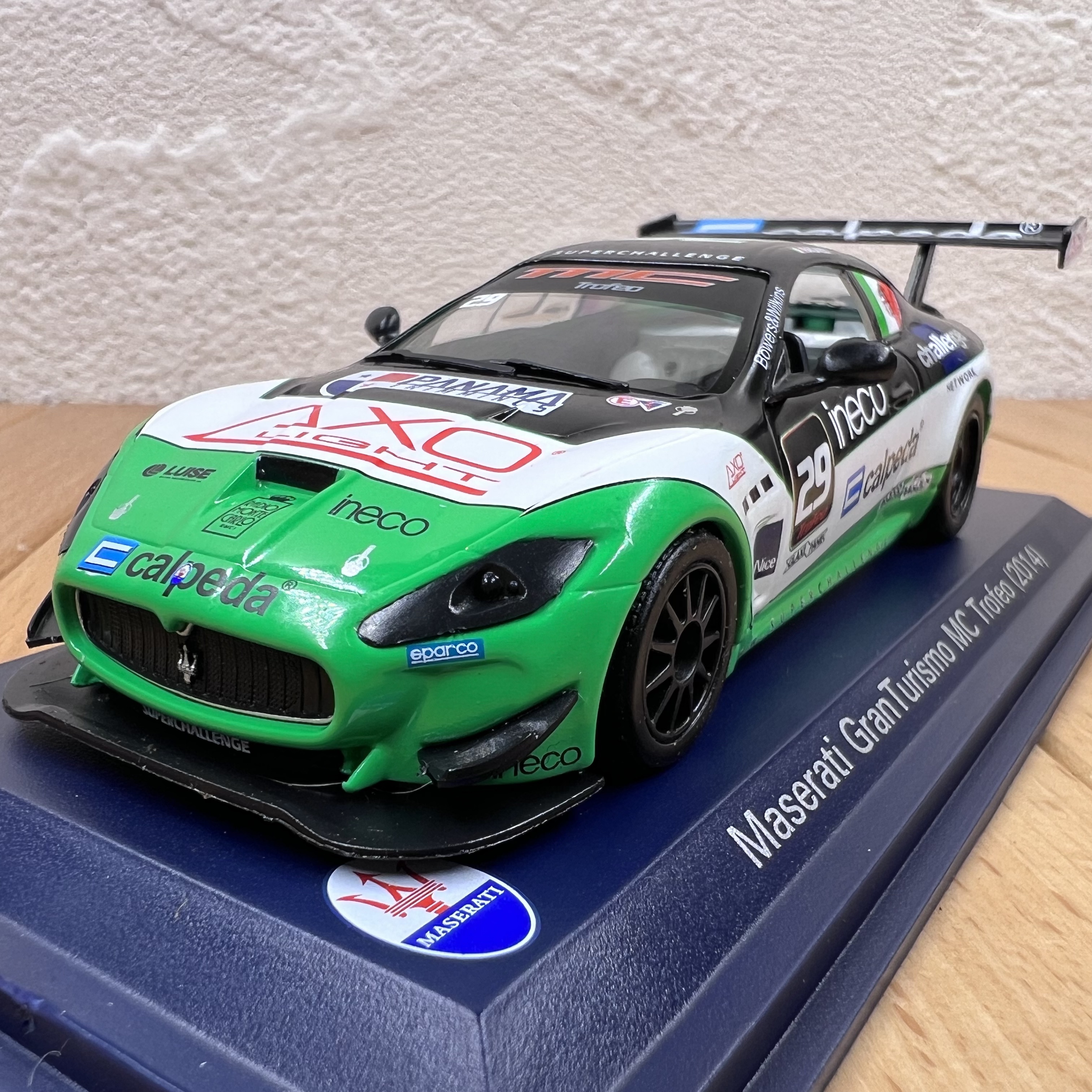 1:43玛莎拉蒂2014款GT合金汽车模型摆件赛车场景摆设
