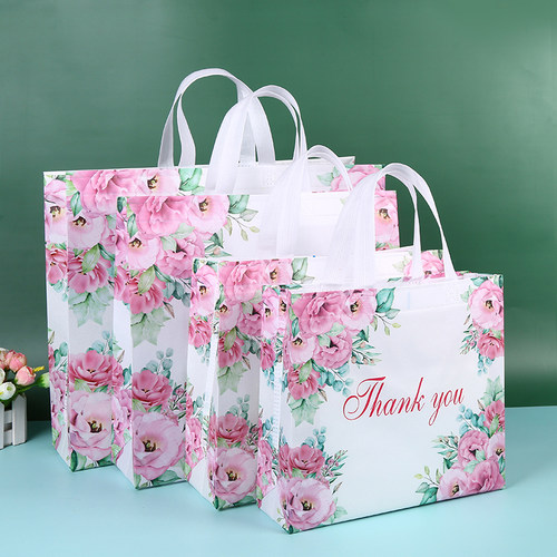 加厚覆膜无纺布服装店礼品袋袋子