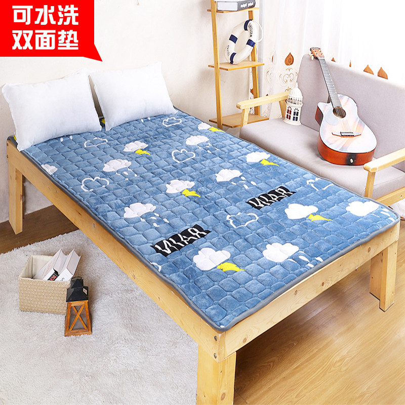 法蘭絨床墊子1.5m1.8m床褥子可水洗折疊學生宿舍單人榻榻米軟墊被在類目 牀上用品, 牀墊/牀褥/牀護墊/榻榻米牀墊中 - 來自Buy2taobao.com提供專業的淘寶代購服務