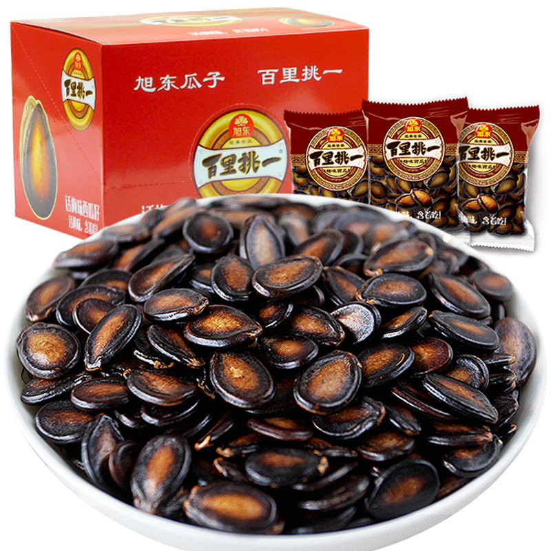 旭东百里挑一西瓜子话梅味黑瓜子小包装散装追剧小零食小袋