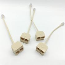 Telephone 1:2 junction box telephone 4-core brancher telephone branching box 1:2 with line horn adapter