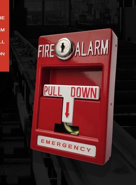美标火灾报警拉闸火警按钮紧急开关 Fire Alarm Pull Station
