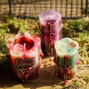 香薰蜡烛安神助眠浪漫无烟精油天然大豆蜡烛摆件生日婚礼蜡烛❤