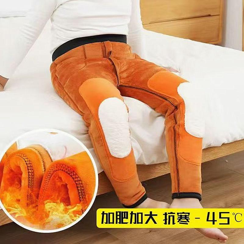 男童保暖裤超厚绒加肥加大码棉裤