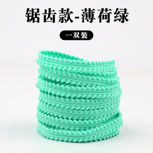 适配海尔斯KM3飞翼系列跑步鞋扁平鞋带绳黑白色锯齿防滑 原装品质