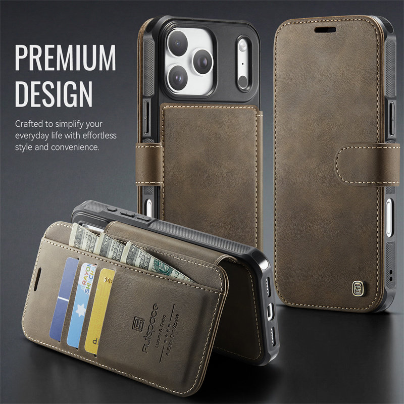 适用苹果17promax手机壳磁吸充电Air带卡槽iPhone16plus可插卡E卡包一体15零钱包14放证件13防摔12pm翻盖外壳
