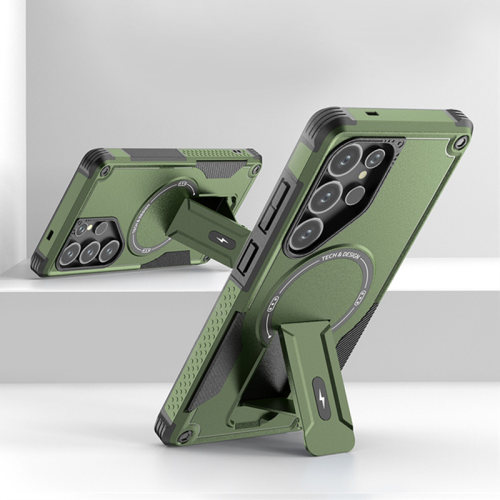 磁吸支架适用三星s26ultra手机壳新款s25edge隐形支点s24+plus加厚fe保护套A57a37a26全包A17A16防摔s25U外壳