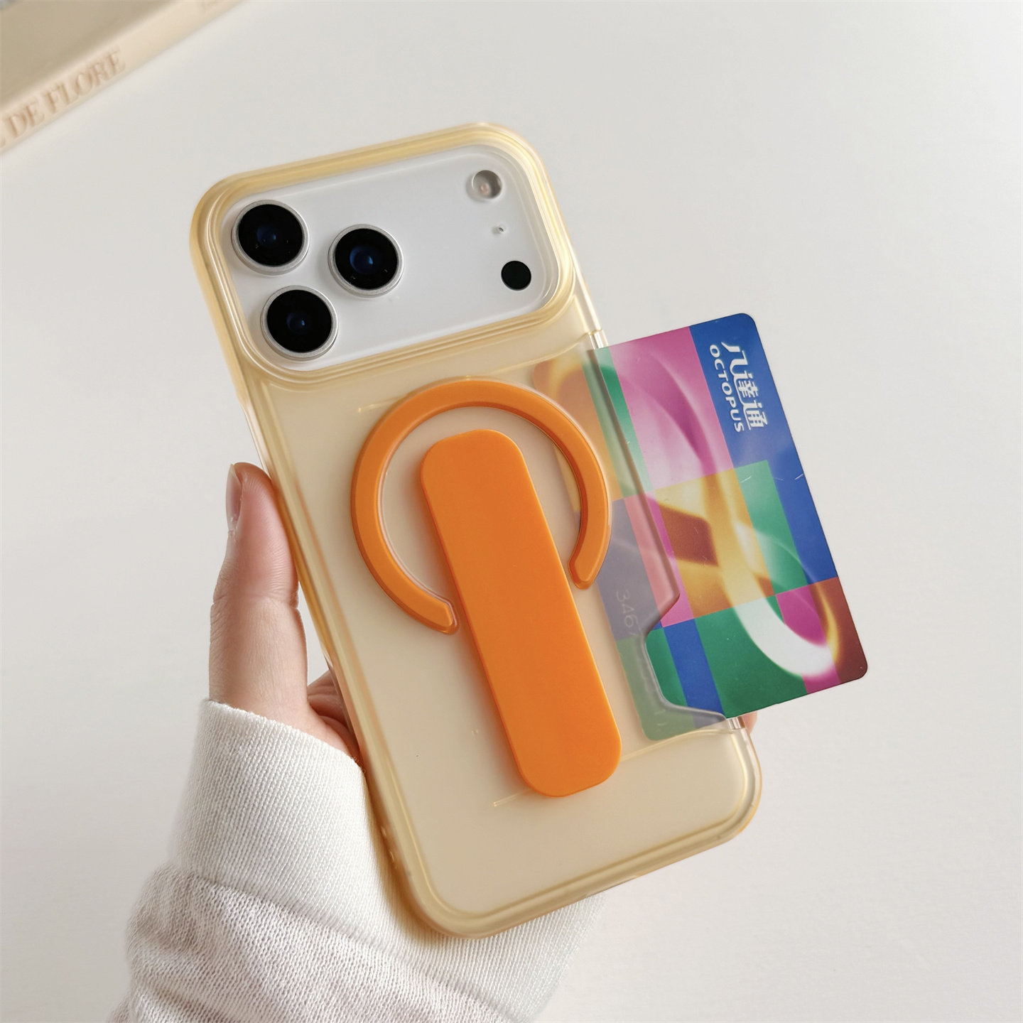 磨砂彩透卡包适用苹果17promax手机壳磁吸iphone16pro透明卡套15pm可放卡14门禁卡i13高级十七带支架插卡半包