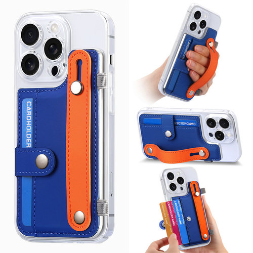 韩款适用苹果15promax手机壳16卡包iPhone14腕带13高级感12插卡槽11零钱包xs可放卡xr支架8plus男女7透明外套
