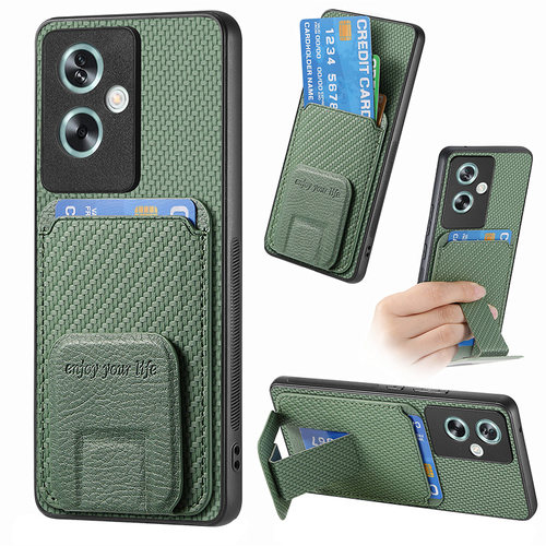 隐藏折叠支架适用oppoA2手机壳Pro5G新款a2m男a96卡包一体K11x插卡findX6全包真我13pro硅胶RealMe GT5保护套