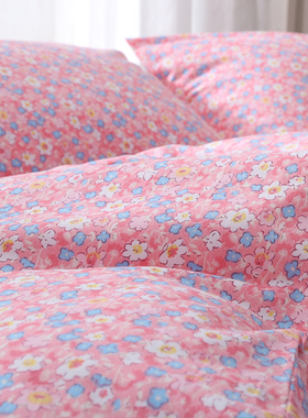 少女碎花床单单件 纯棉小清新全棉被单 单双人1.2m1.51.82.0米ins