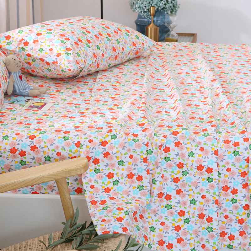 少女心ins小碎花纯棉床单单件100全棉单人1.2双人1.51.82.0床被单