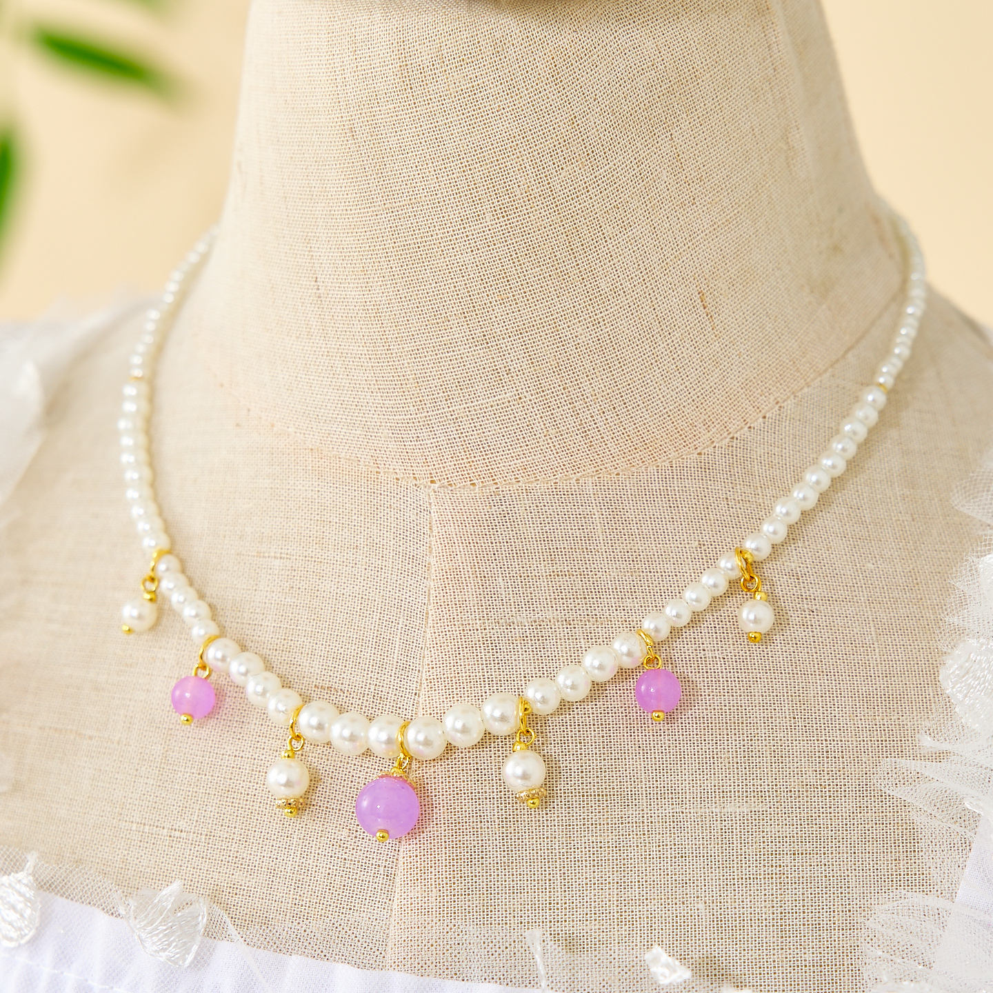 儿童汉服珍珠项链女童古风配饰小女孩中国风搭配国风襦裙锁骨颈链,童装/婴儿装/亲子装,项链,淘宝优惠券,粉丝福利购,淘宝优惠卷