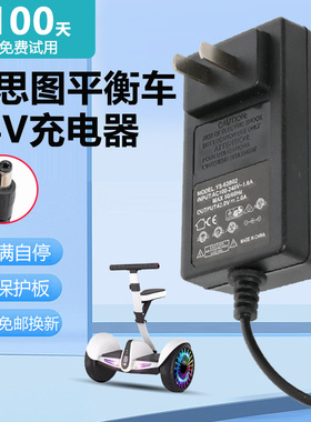 柏思图电动平衡车充电器54V通用55V电源快充冲电线儿童智能DC圆头