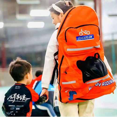 儿童平衡车双肩包滑步收纳袋12寸