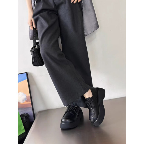 杰豪女鞋2025新款真皮乐福鞋正品
