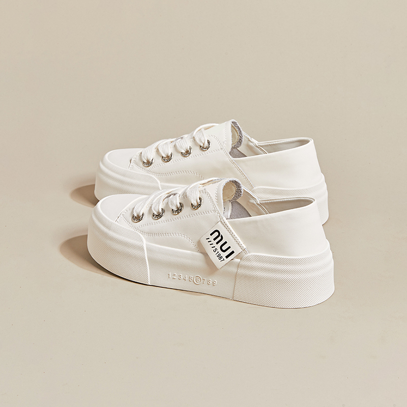 杰豪女鞋爆款真皮两穿小白鞋正品