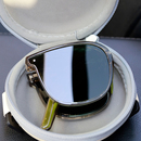 绿色雪地墨镜女款 高级感折叠防紫外线大框偏光太阳眼镜男 2025新款