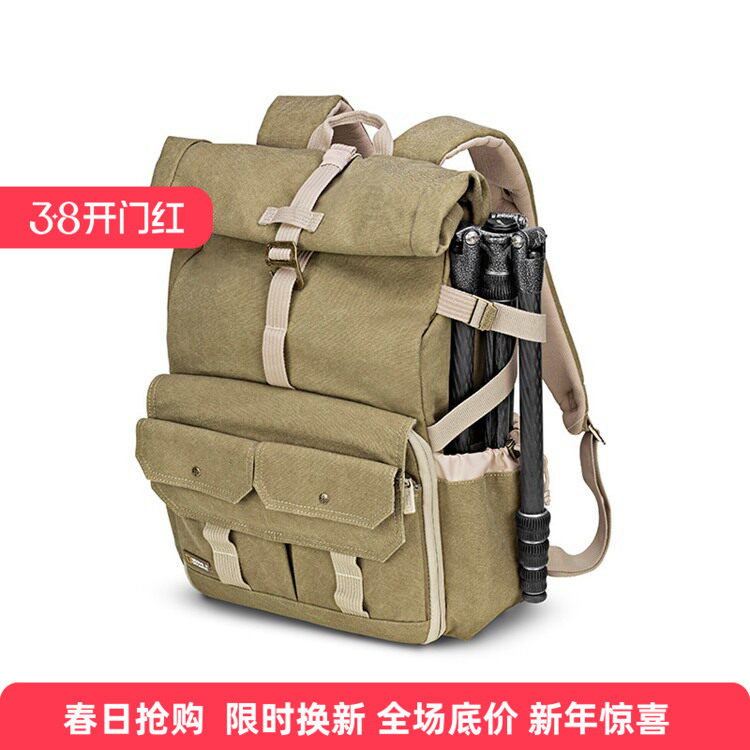 美国国家地理NG 5168双肩帆布户外摄影包单反微单相机包双肩背包
