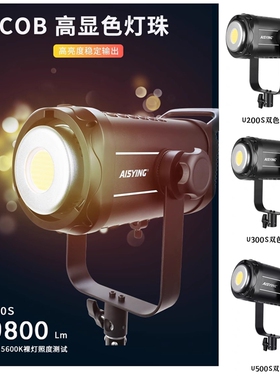 AISYING荣耀U200/U300/U500摄影棚影室灯人像拍照补光灯广告拍摄