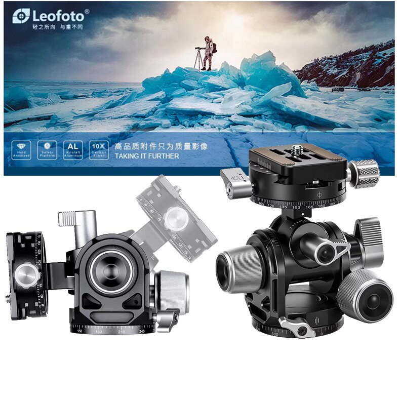 Leofoto徕图G3四维齿轮云台 单反相机微距全景微调建筑摄影云台