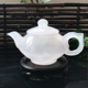 沛孚珠宝天然玉髓玛瑙茶壶白冰紫罗兰玉石水壶茶杯子收藏礼品 包邮