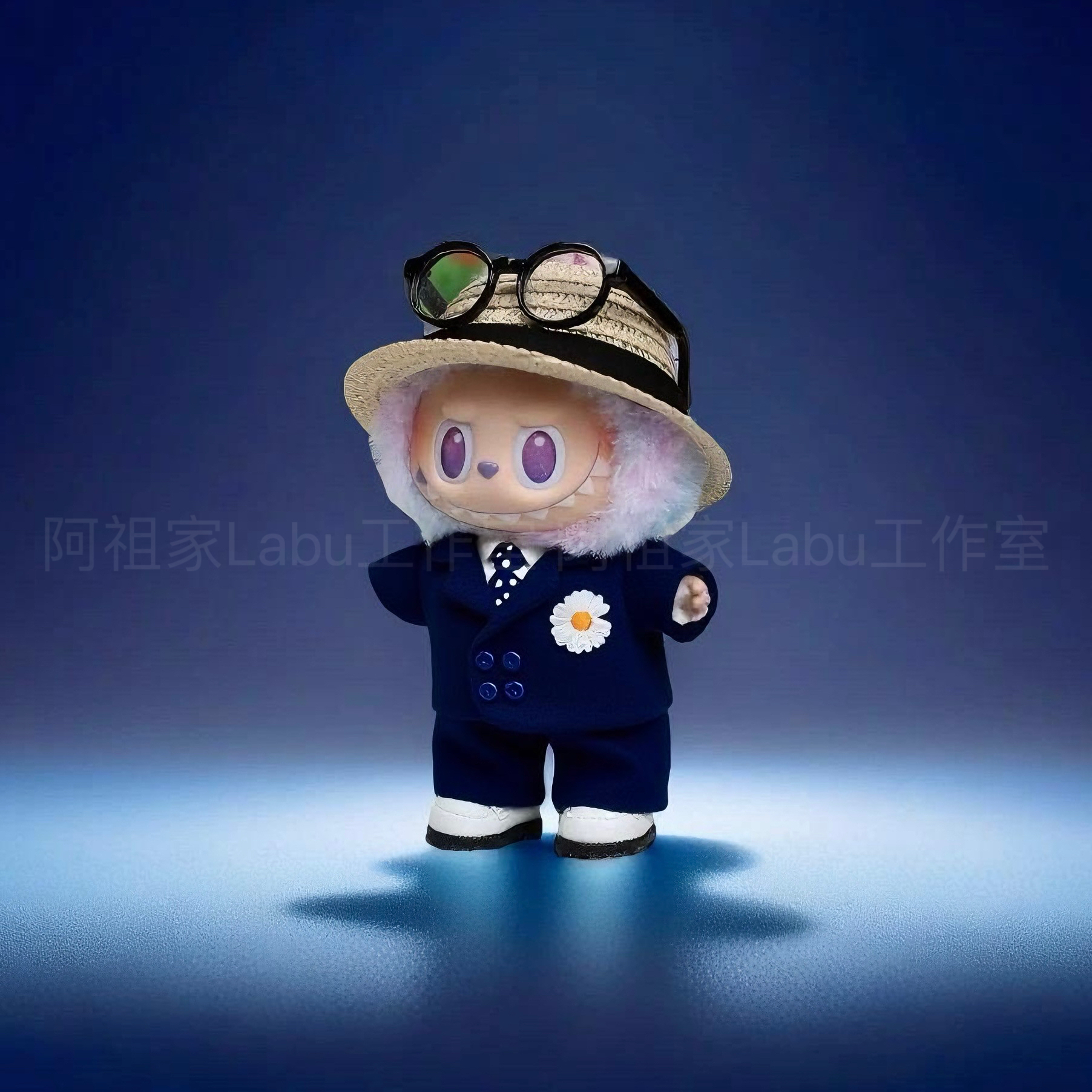LABUBU权志龙同款西装娃衣