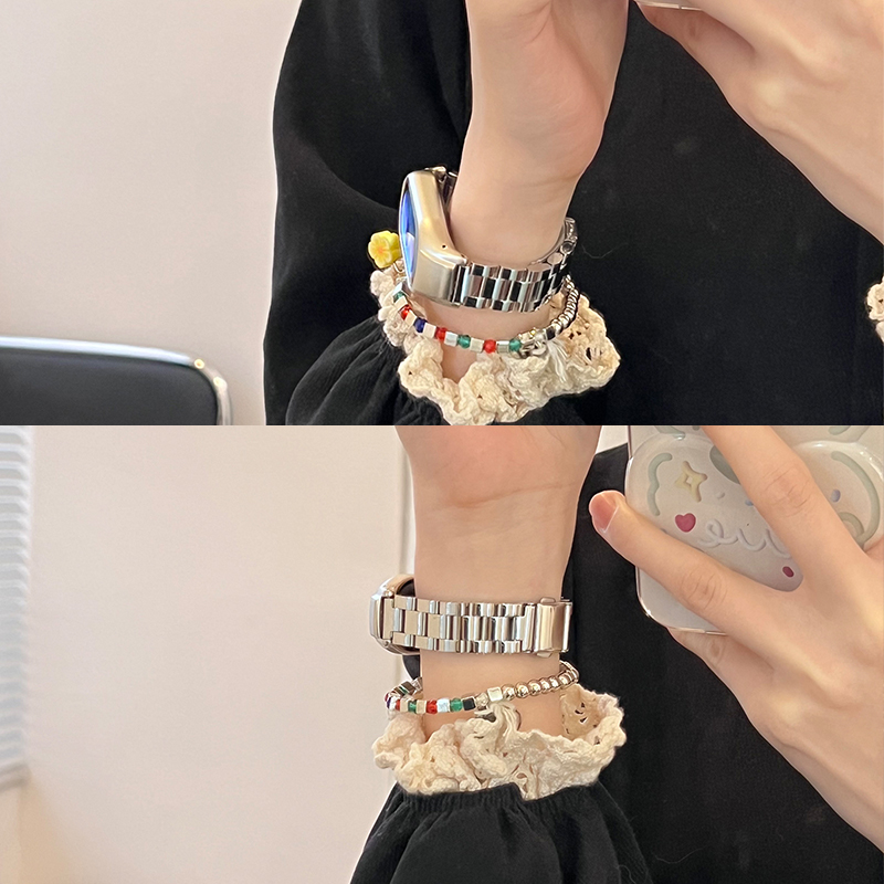 2025初夏新款ins风金属小米表带