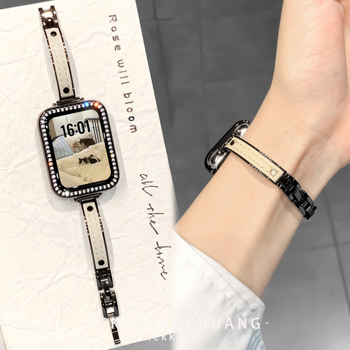 适用小米9pro千金弯月手镯女表链