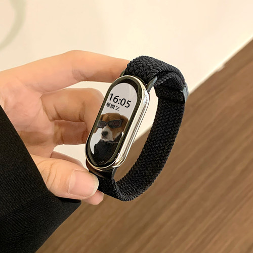 男女生休闲运动尼龙编织磁吸表带