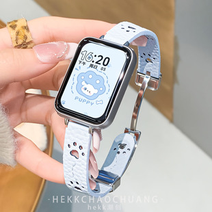 hekk适用小米手环10pro表带Pwas镂空磁吸小米9pro表带运动腕带女