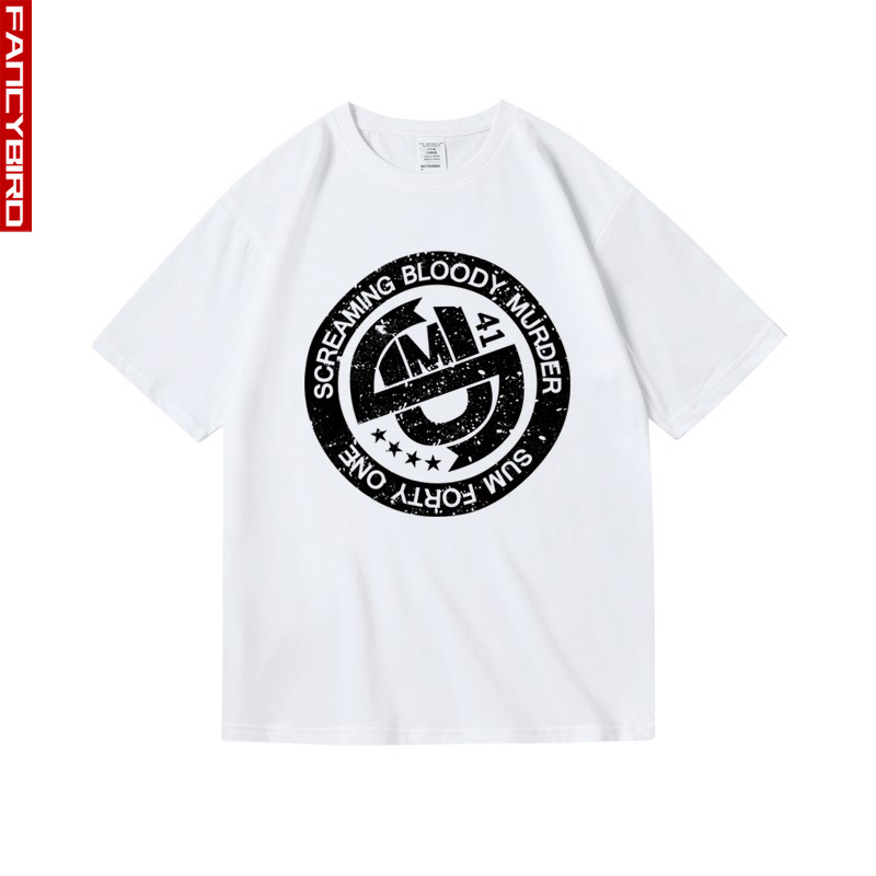 朋克欧美乐队印花纯棉中性款衣服