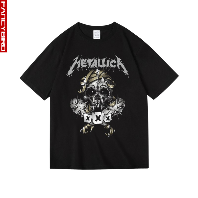 欧美金属乐队周边男女中性款衣服