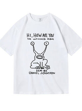 柯特科本KurtCobain同款nirvana涅槃盘摇滚周边纯棉短半袖T恤男女