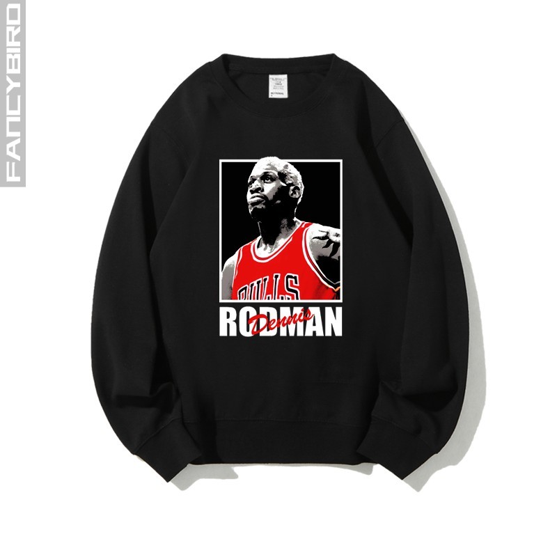 套头衫男女同款罗德曼圆领卫衣