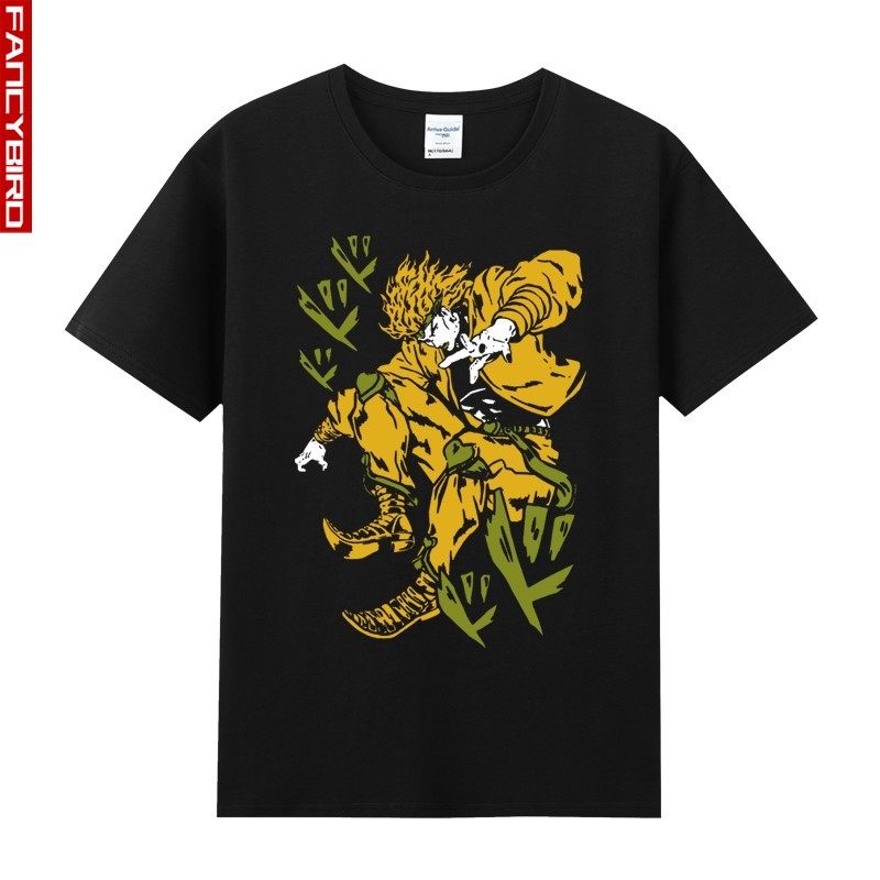 纯棉短半袖男女T恤二次元青少年学生jojo的奇妙冒险迪奥宽松印花