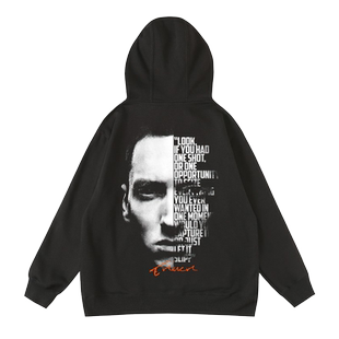 埃米纳姆eminem阿姆爷嘻哈饶舌说唱hiphop衣服秋冬连帽卫衣男女