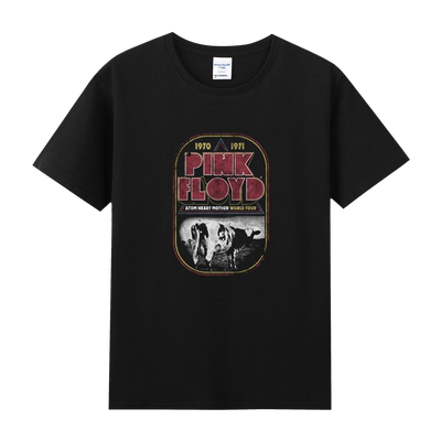 乐队摇滚印花纯棉圆领短袖