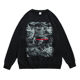 潮流秋冬长袖圆领卫衣欧美摇滚体制崩溃system of a down 男女款