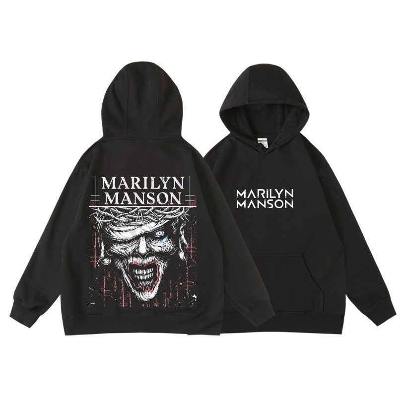 bf玛丽莲曼森manson秋冬套头卫衣