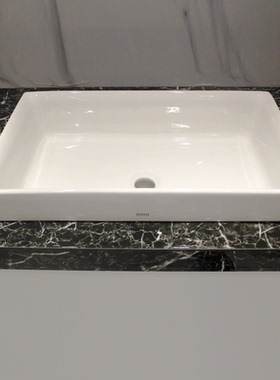 TOTO桌上式洗脸盆LW1715B/LW1716B台盆 台上洗面盆陶瓷面盆 现货