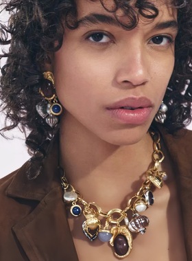 爱心灯笼仿珍珠中古风套装