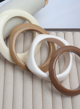 树脂手环个性拼色叠戴手饰