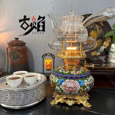 空气灯中式复古茶灯明火煮茶炉