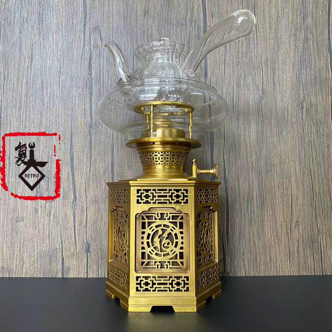 空气灯精品中式茶灯煤油灯煮茶炉