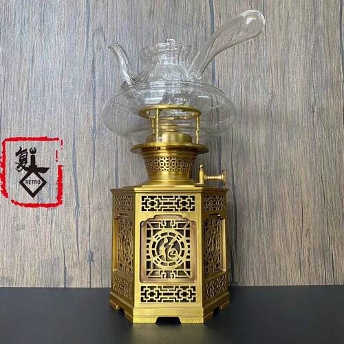 空气灯精品中式茶灯煤油灯煮茶炉