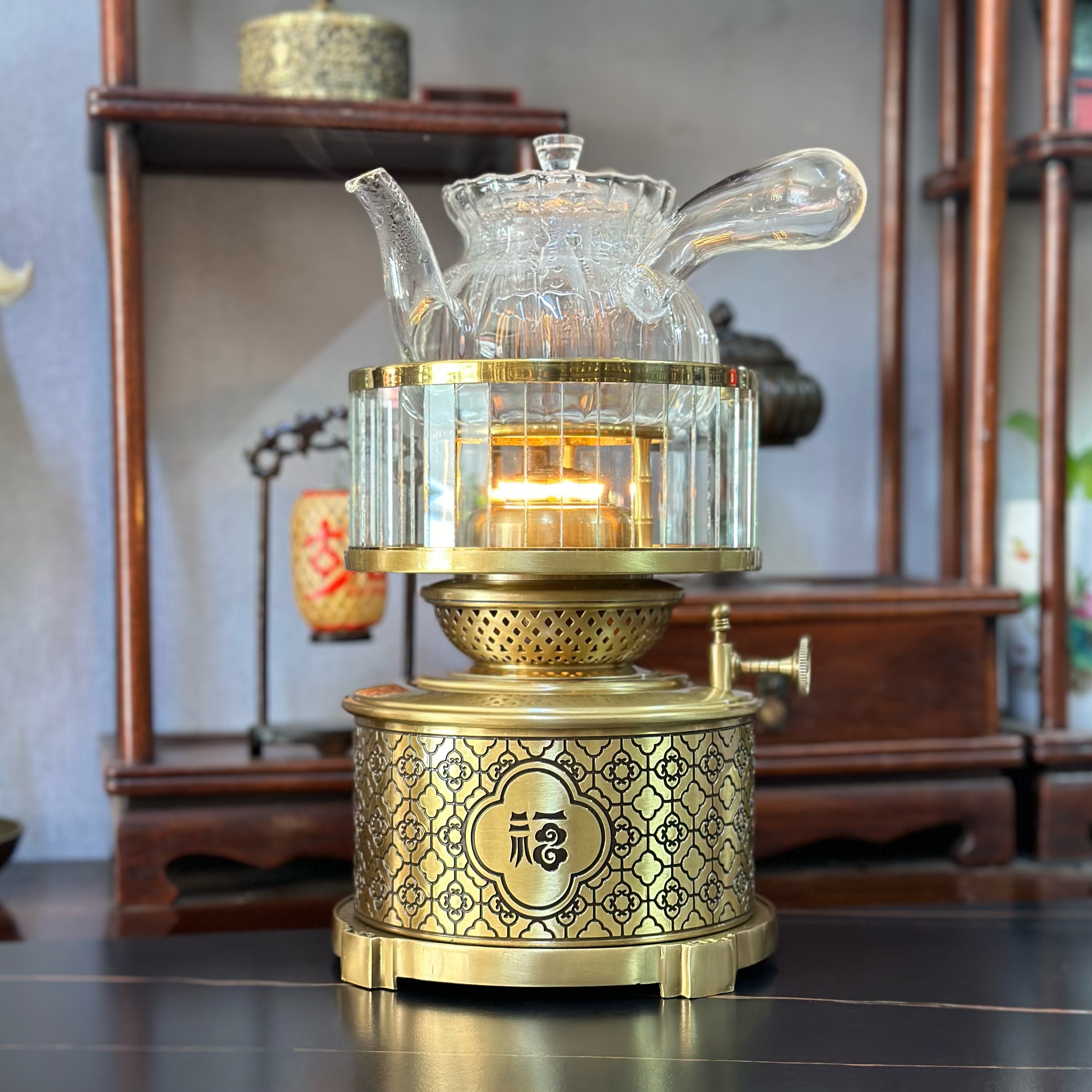 古焰®精品茶灯炉－空气灯煮茶炉