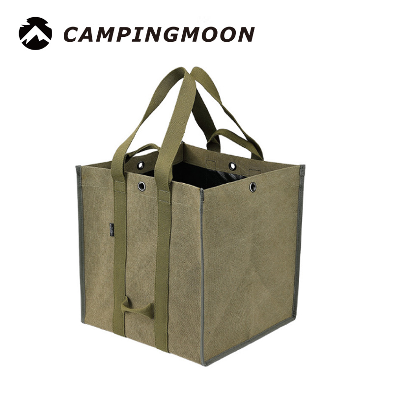 柯曼BC-400露营帆布柴火包耐磨大容量户外收纳包柴火炉配件收纳袋