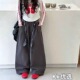 229工装 风加棉加厚女童阔腿裤