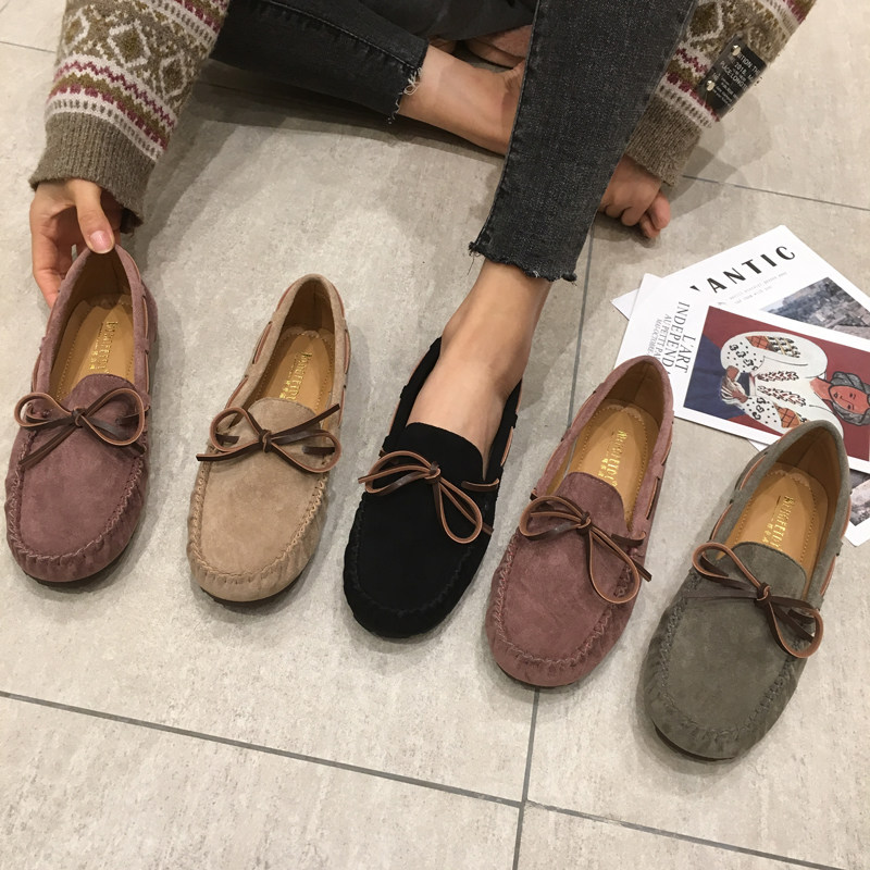 豆豆鞋2025年新款女百搭黑色春秋上班软底孕妇平底大码女鞋41一43,女鞋,高帮鞋,淘宝优惠券,粉丝福利购,淘宝优惠卷